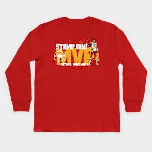 Patrick Mahomes MVP Stamp Kids Long Sleeve T-Shirt